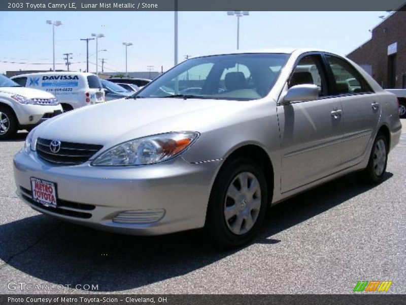 Lunar Mist Metallic / Stone 2003 Toyota Camry LE