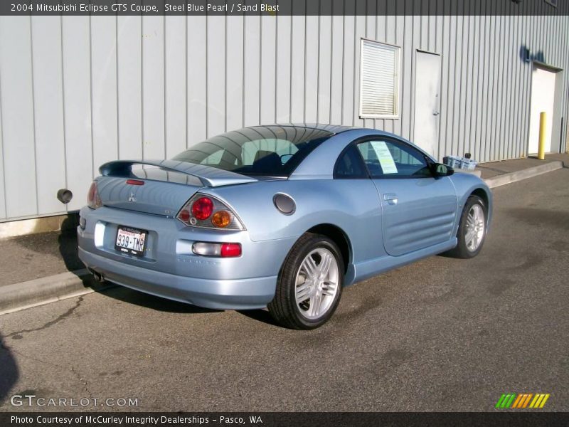Steel Blue Pearl / Sand Blast 2004 Mitsubishi Eclipse GTS Coupe