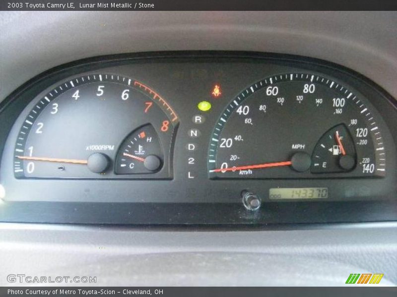 Lunar Mist Metallic / Stone 2003 Toyota Camry LE