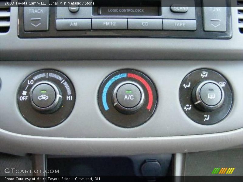 Lunar Mist Metallic / Stone 2003 Toyota Camry LE