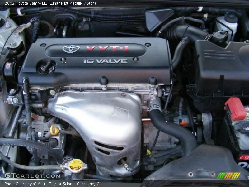Lunar Mist Metallic / Stone 2003 Toyota Camry LE