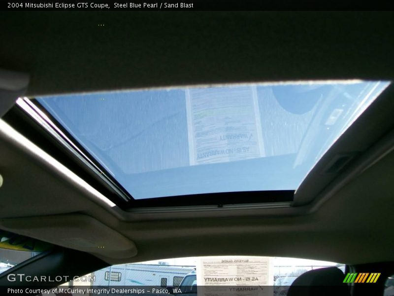 Steel Blue Pearl / Sand Blast 2004 Mitsubishi Eclipse GTS Coupe