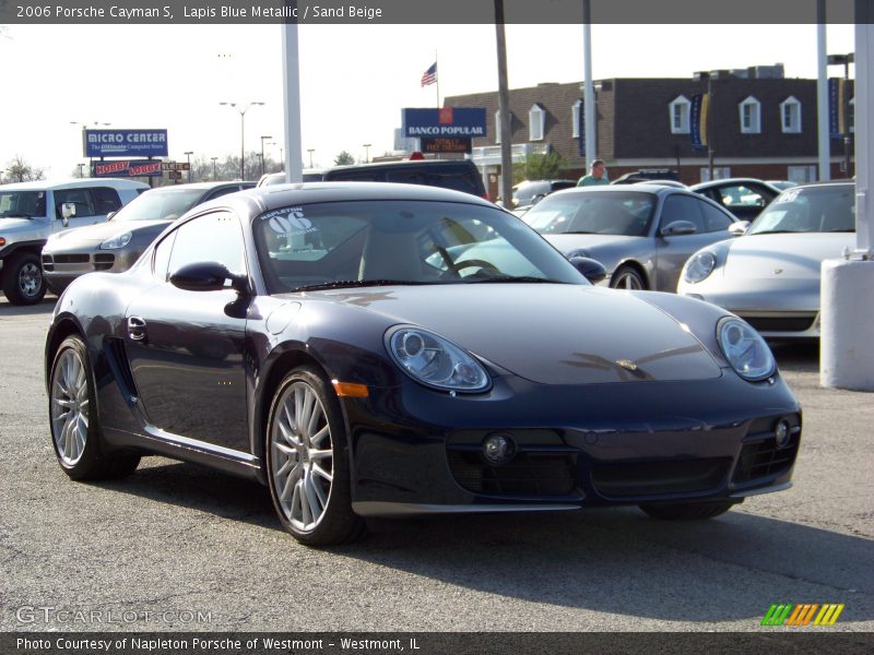 Lapis Blue Metallic / Sand Beige 2006 Porsche Cayman S