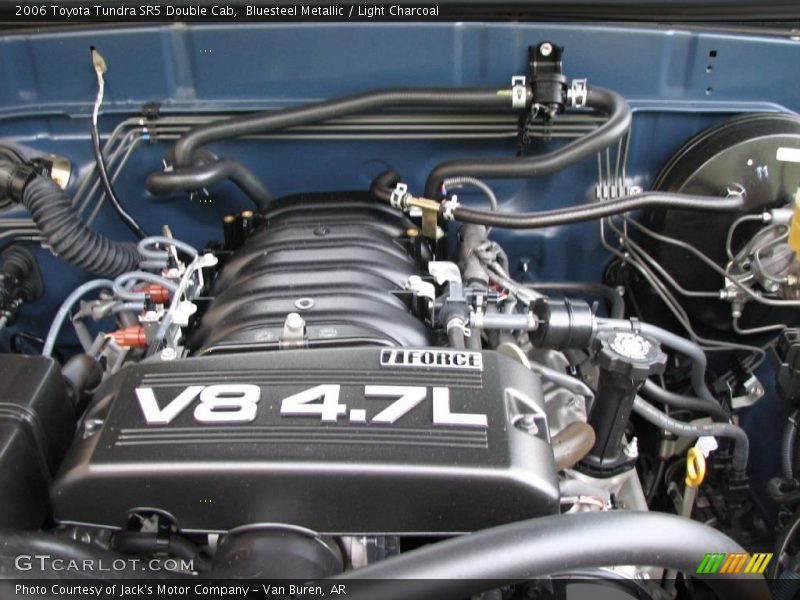 Bluesteel Metallic / Light Charcoal 2006 Toyota Tundra SR5 Double Cab