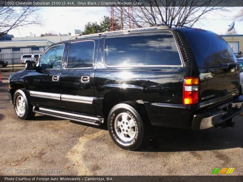 Onyx Black / Graphite/Medium Gray 2002 Chevrolet Suburban 1500 LS 4x4