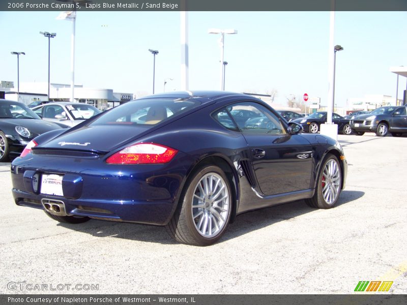 Lapis Blue Metallic / Sand Beige 2006 Porsche Cayman S