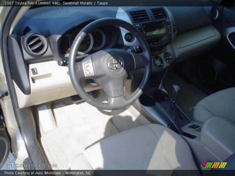 Savannah Metallic / Taupe 2007 Toyota RAV4 Limited 4WD