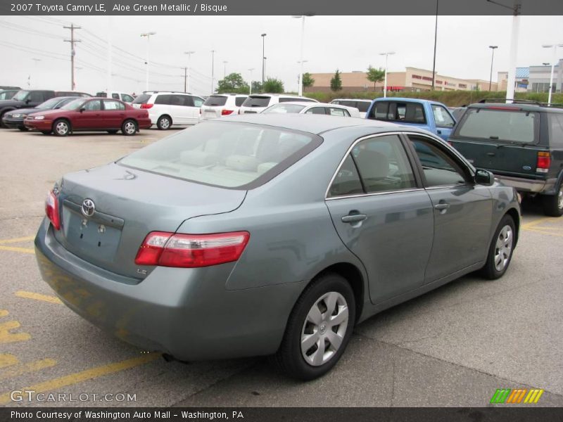 Aloe Green Metallic / Bisque 2007 Toyota Camry LE