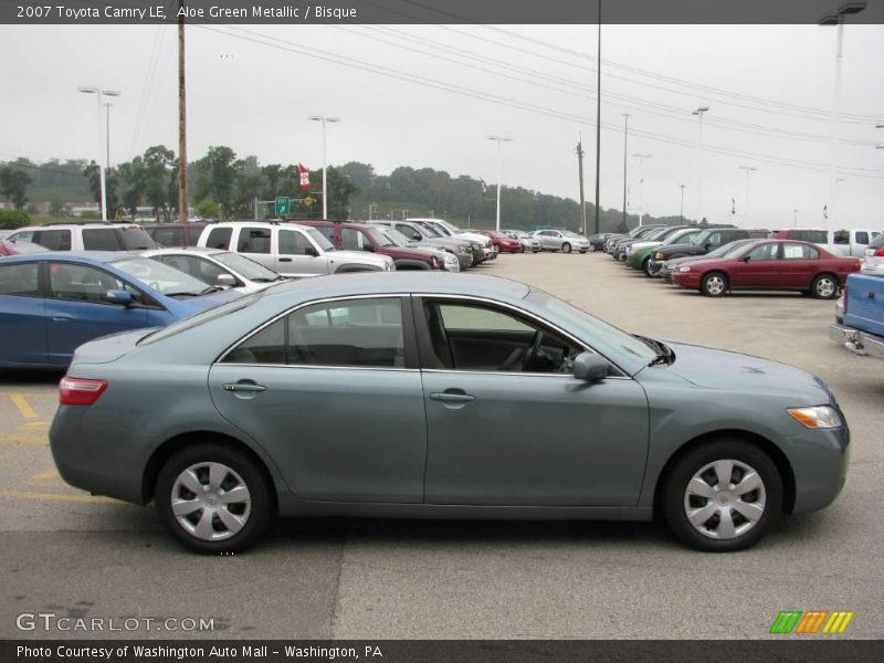 Aloe Green Metallic / Bisque 2007 Toyota Camry LE