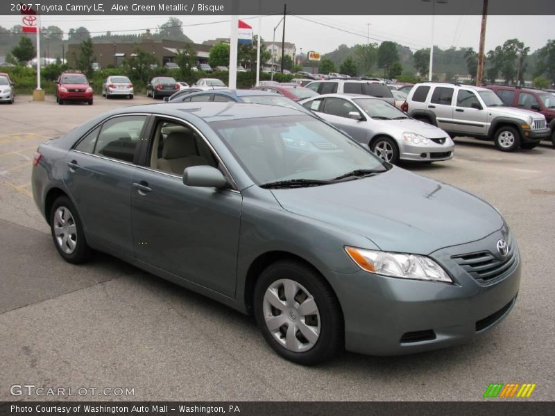 Aloe Green Metallic / Bisque 2007 Toyota Camry LE