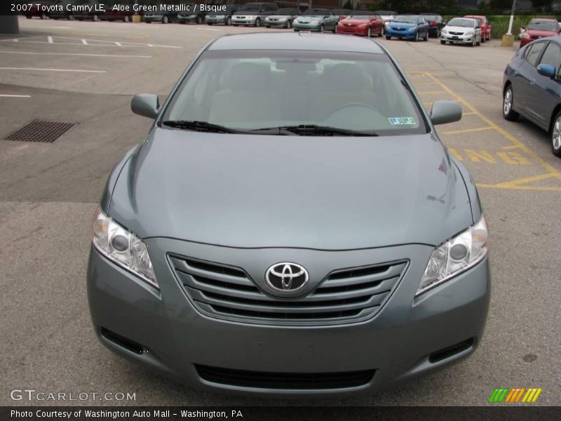 Aloe Green Metallic / Bisque 2007 Toyota Camry LE