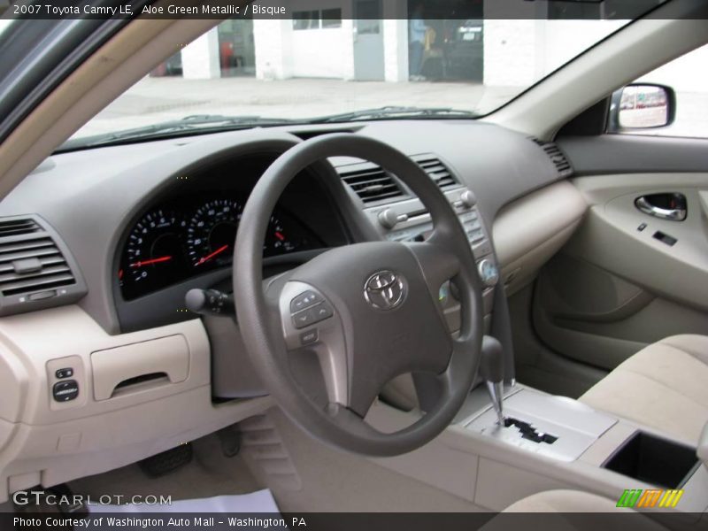 Aloe Green Metallic / Bisque 2007 Toyota Camry LE