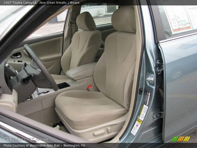 Aloe Green Metallic / Bisque 2007 Toyota Camry LE