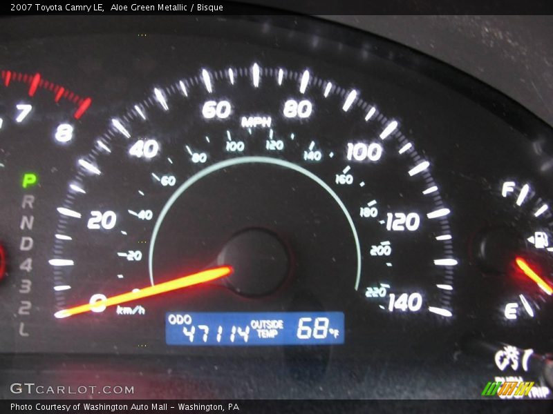 Aloe Green Metallic / Bisque 2007 Toyota Camry LE