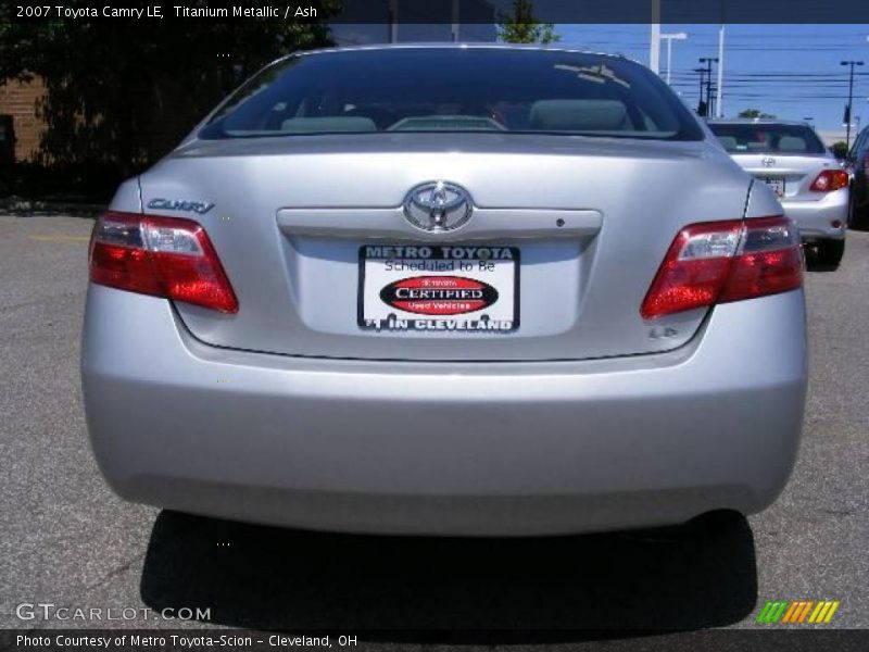 Titanium Metallic / Ash 2007 Toyota Camry LE