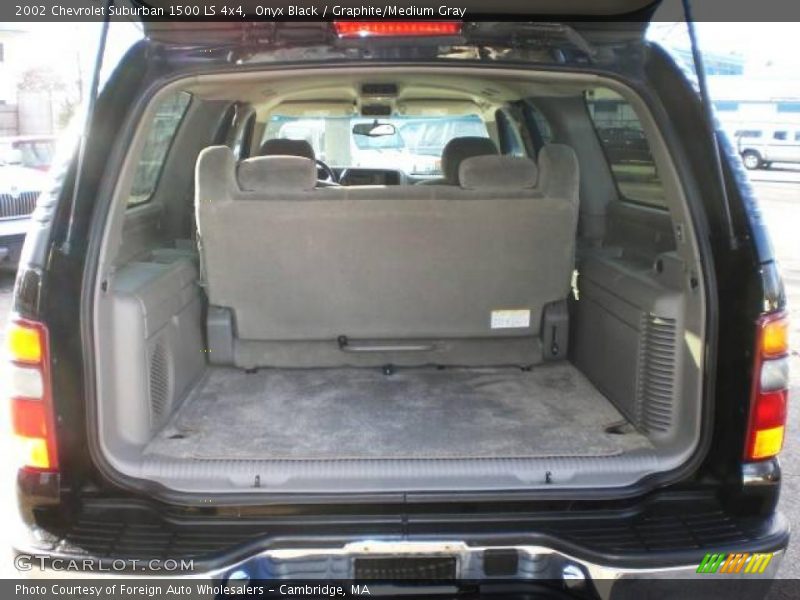 Onyx Black / Graphite/Medium Gray 2002 Chevrolet Suburban 1500 LS 4x4
