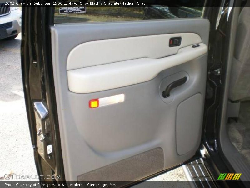 Onyx Black / Graphite/Medium Gray 2002 Chevrolet Suburban 1500 LS 4x4