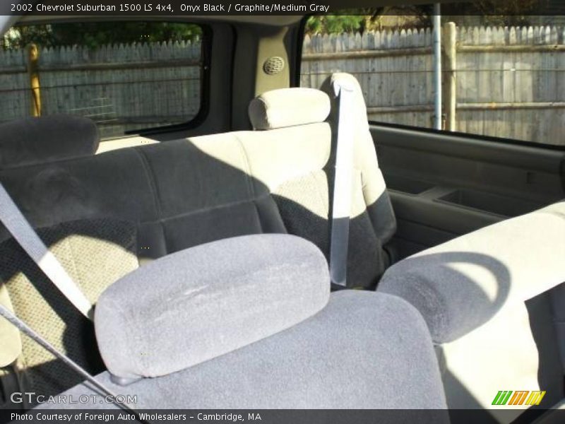 Onyx Black / Graphite/Medium Gray 2002 Chevrolet Suburban 1500 LS 4x4