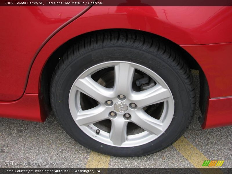 Barcelona Red Metallic / Charcoal 2009 Toyota Camry SE