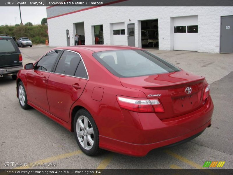 Barcelona Red Metallic / Charcoal 2009 Toyota Camry SE