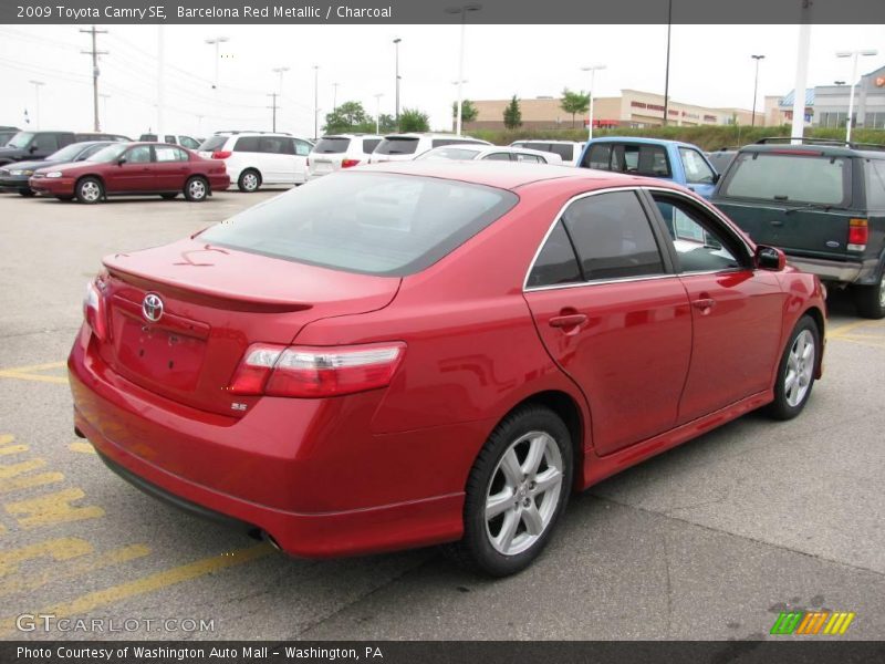 Barcelona Red Metallic / Charcoal 2009 Toyota Camry SE