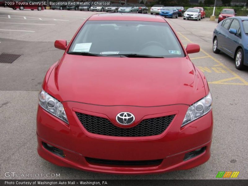 Barcelona Red Metallic / Charcoal 2009 Toyota Camry SE