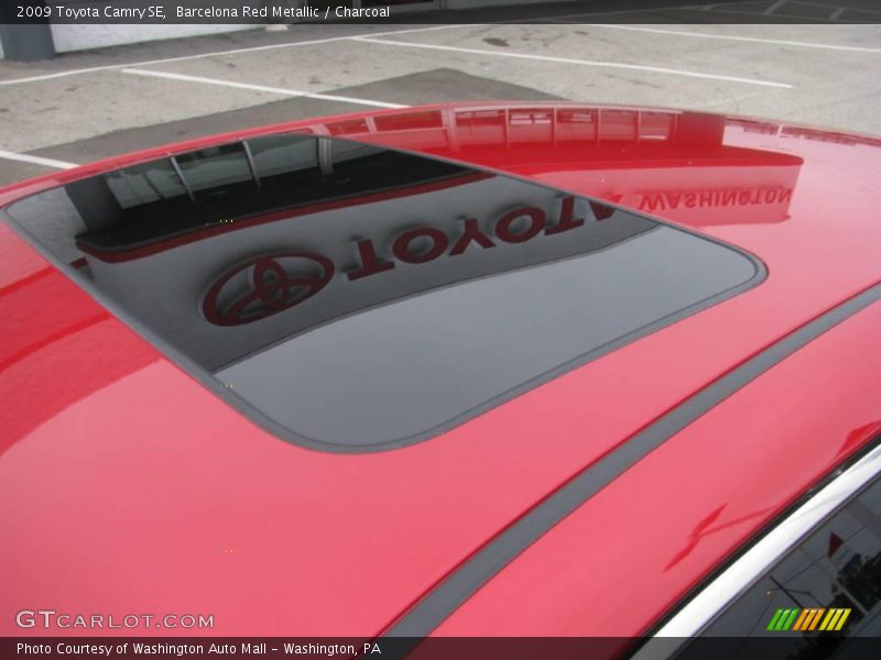 Barcelona Red Metallic / Charcoal 2009 Toyota Camry SE