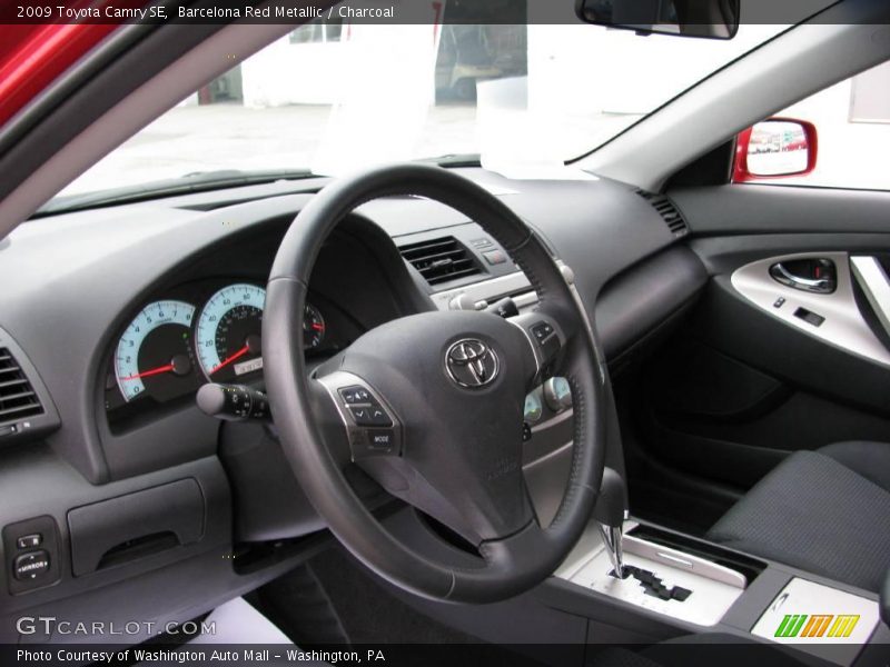 Barcelona Red Metallic / Charcoal 2009 Toyota Camry SE