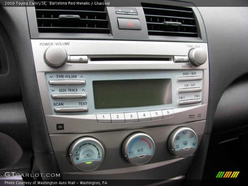 Barcelona Red Metallic / Charcoal 2009 Toyota Camry SE
