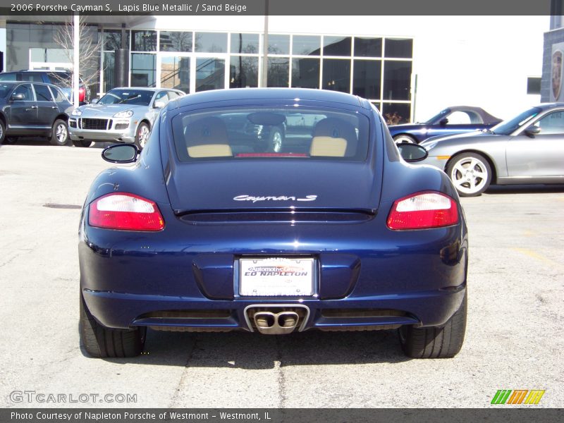 Lapis Blue Metallic / Sand Beige 2006 Porsche Cayman S