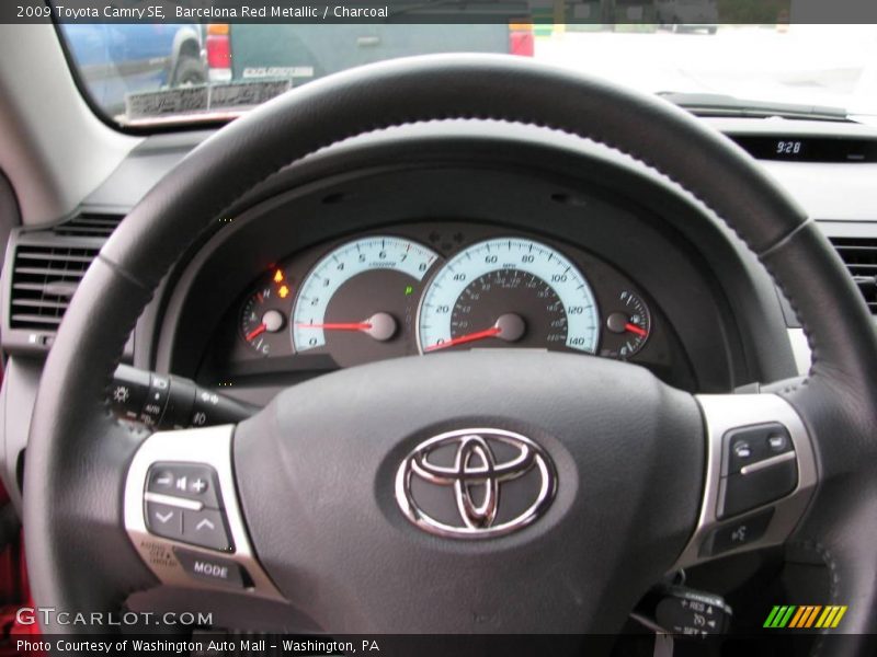 Barcelona Red Metallic / Charcoal 2009 Toyota Camry SE