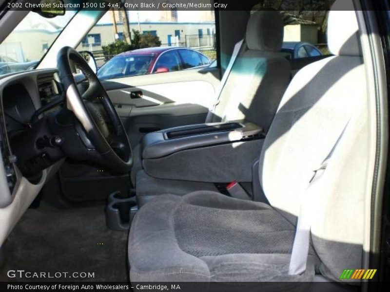 Onyx Black / Graphite/Medium Gray 2002 Chevrolet Suburban 1500 LS 4x4