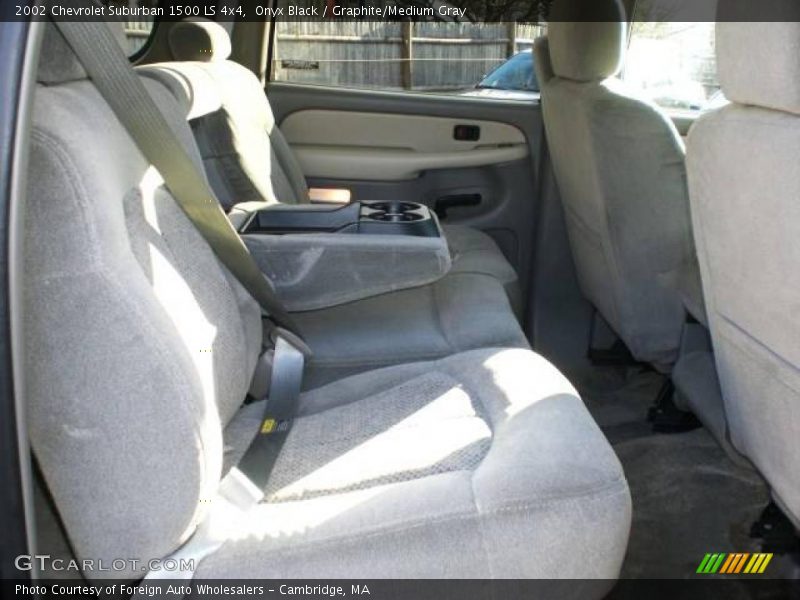 Onyx Black / Graphite/Medium Gray 2002 Chevrolet Suburban 1500 LS 4x4