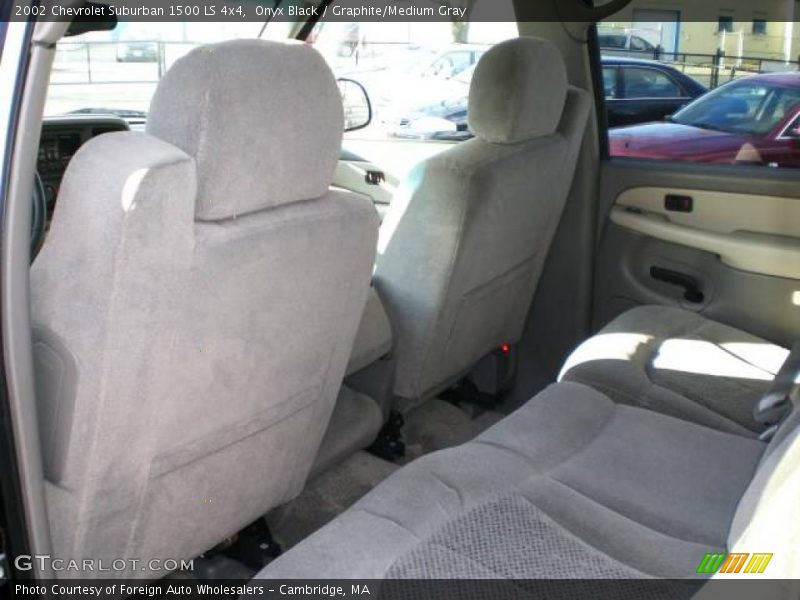 Onyx Black / Graphite/Medium Gray 2002 Chevrolet Suburban 1500 LS 4x4