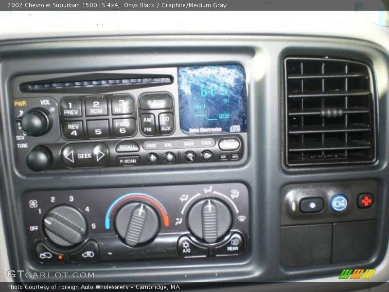 Onyx Black / Graphite/Medium Gray 2002 Chevrolet Suburban 1500 LS 4x4