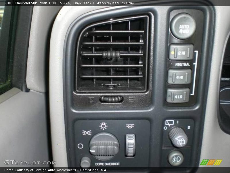 Onyx Black / Graphite/Medium Gray 2002 Chevrolet Suburban 1500 LS 4x4