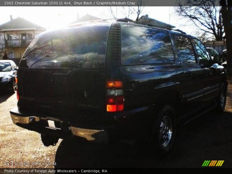 Onyx Black / Graphite/Medium Gray 2002 Chevrolet Suburban 1500 LS 4x4