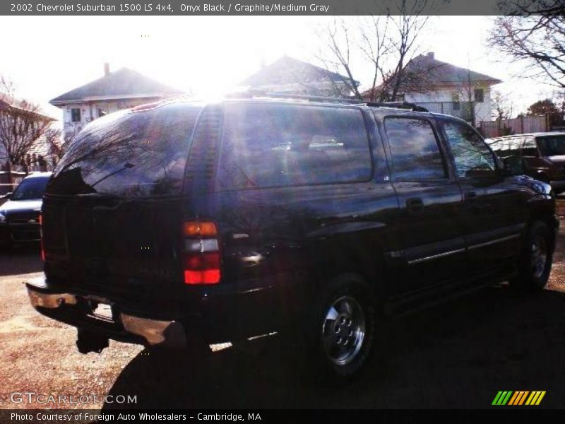 Onyx Black / Graphite/Medium Gray 2002 Chevrolet Suburban 1500 LS 4x4