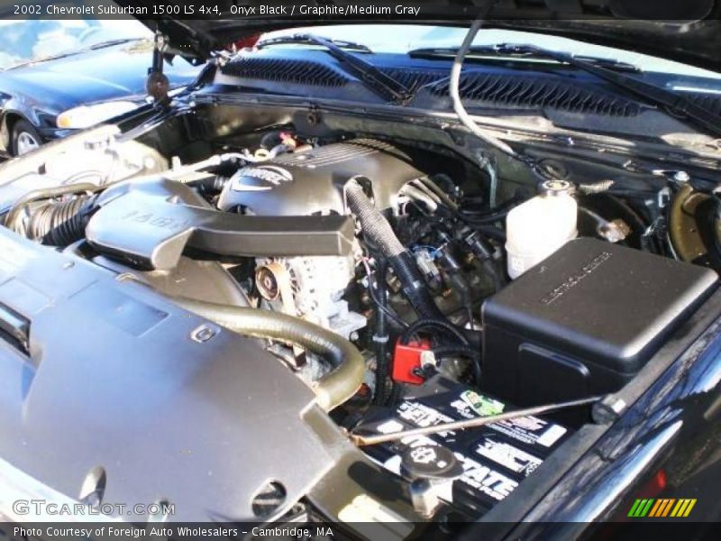 Onyx Black / Graphite/Medium Gray 2002 Chevrolet Suburban 1500 LS 4x4