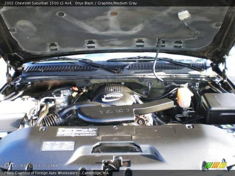 Onyx Black / Graphite/Medium Gray 2002 Chevrolet Suburban 1500 LS 4x4