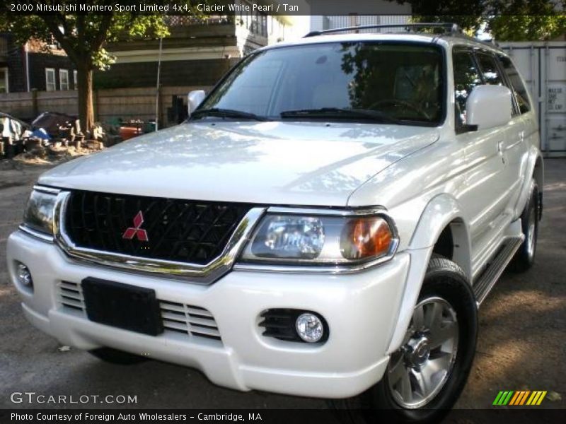 Glacier White Pearl / Tan 2000 Mitsubishi Montero Sport Limited 4x4