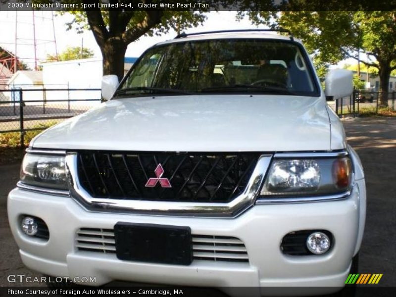 Glacier White Pearl / Tan 2000 Mitsubishi Montero Sport Limited 4x4