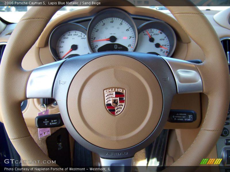 Lapis Blue Metallic / Sand Beige 2006 Porsche Cayman S