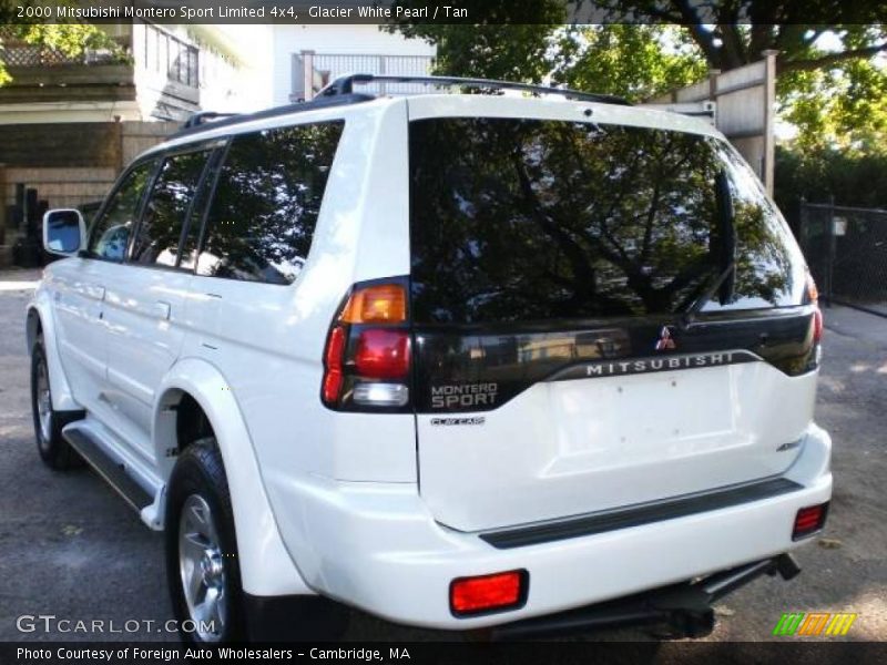 Glacier White Pearl / Tan 2000 Mitsubishi Montero Sport Limited 4x4