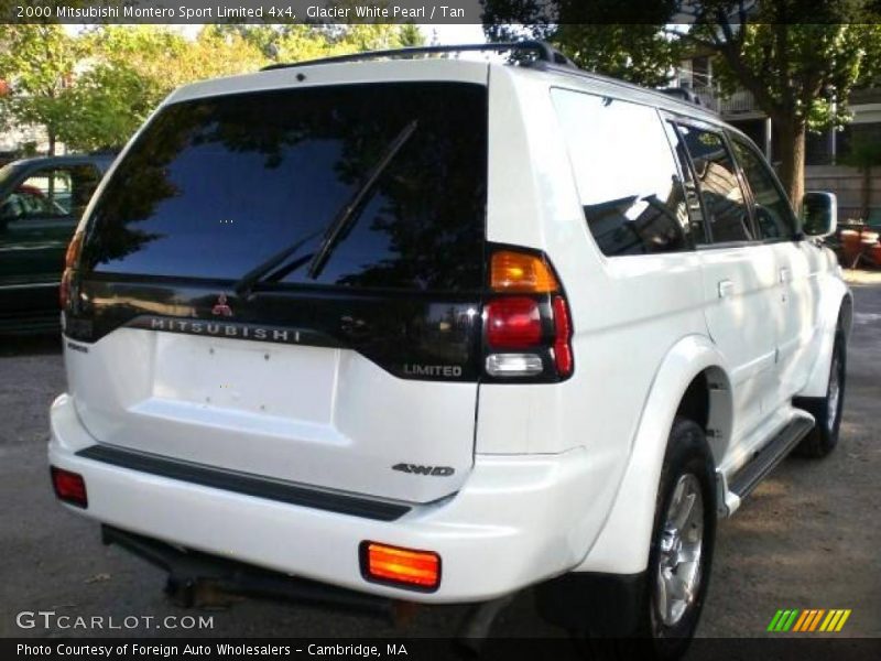 Glacier White Pearl / Tan 2000 Mitsubishi Montero Sport Limited 4x4