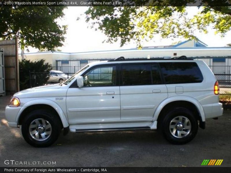Glacier White Pearl / Tan 2000 Mitsubishi Montero Sport Limited 4x4