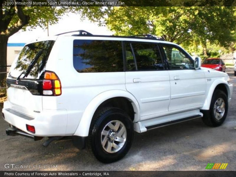 Glacier White Pearl / Tan 2000 Mitsubishi Montero Sport Limited 4x4