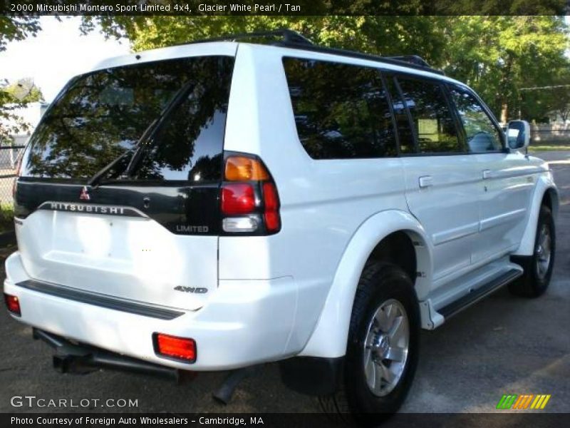 Glacier White Pearl / Tan 2000 Mitsubishi Montero Sport Limited 4x4