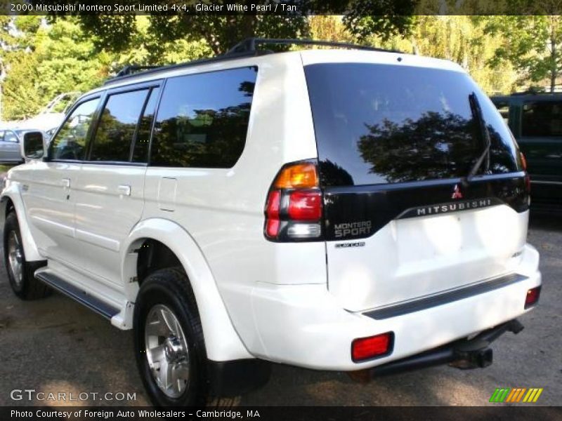 Glacier White Pearl / Tan 2000 Mitsubishi Montero Sport Limited 4x4
