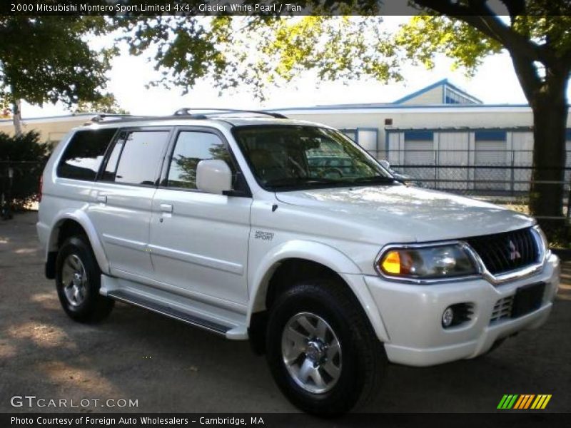 Glacier White Pearl / Tan 2000 Mitsubishi Montero Sport Limited 4x4